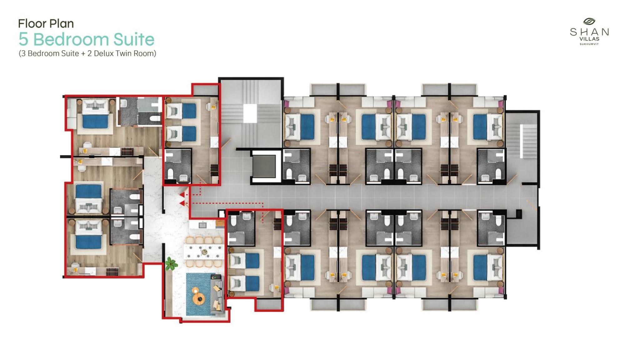 Shan Villas Sukhumvit Bangkok Ngoại thất bức ảnh
